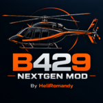 affiche b429 nextgen mod en orange et noir