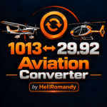 convertisseur d’aviation 1013 ↔ 29.92