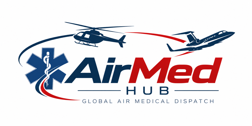 logo d’aviation médicale airmed hub logo d’aviation médicale airmed hub